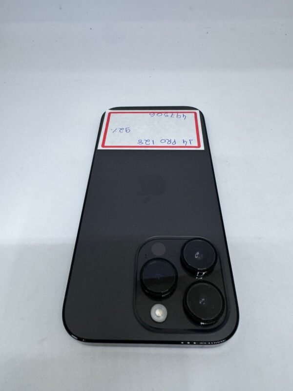 iPhone 14  Pro preto 128GB A 92% - Imagem 4
