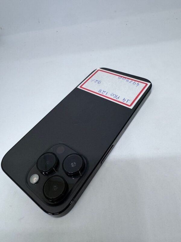 iPhone 14  Pro preto 128GB A 92% - Imagem 5