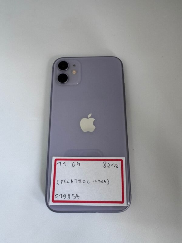 iPHONE 11 64GB 82% ROXO