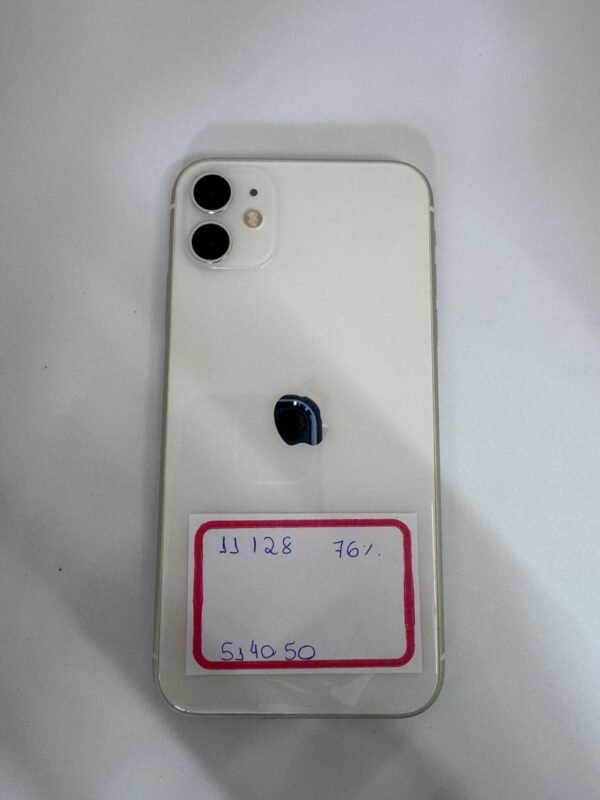 iPHONE 11 128GB BRANCO 76%