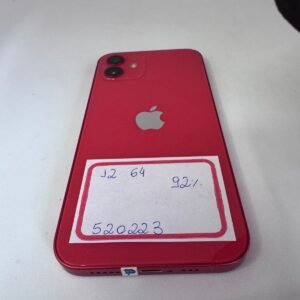 IPHONE 12  64GB VERMELHO 92%