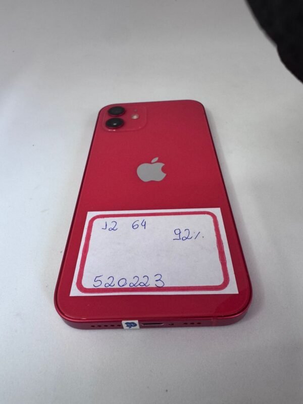 IPHONE 12  64GB VERMELHO 92%
