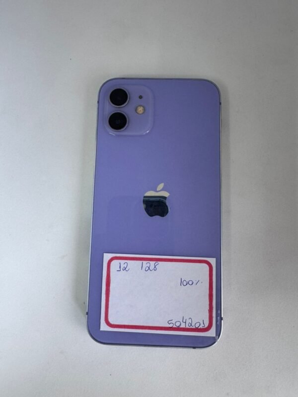 IPHONE 12 ROXO 128GB 100%