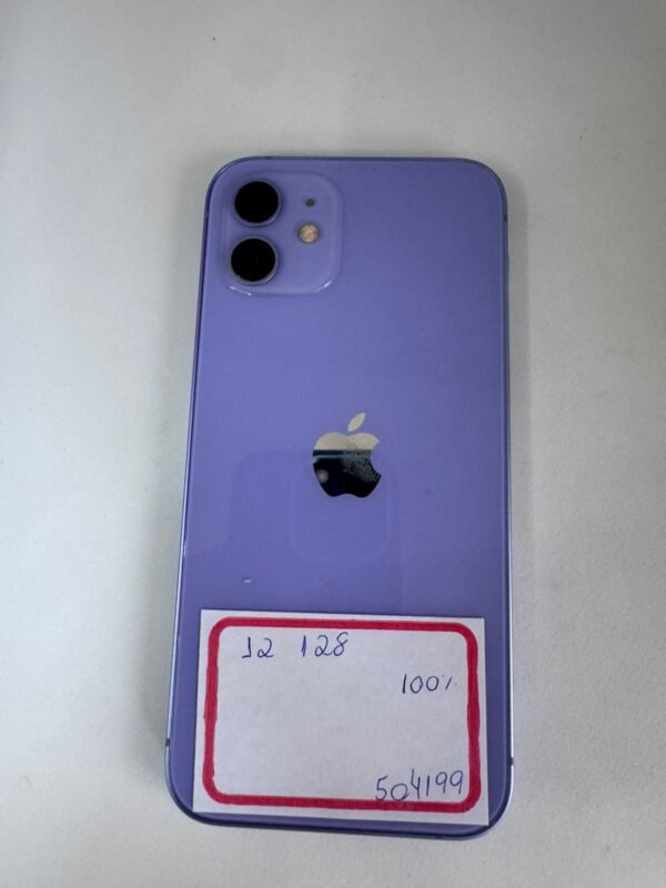 IPHONE 12 128GB ROXO 100%