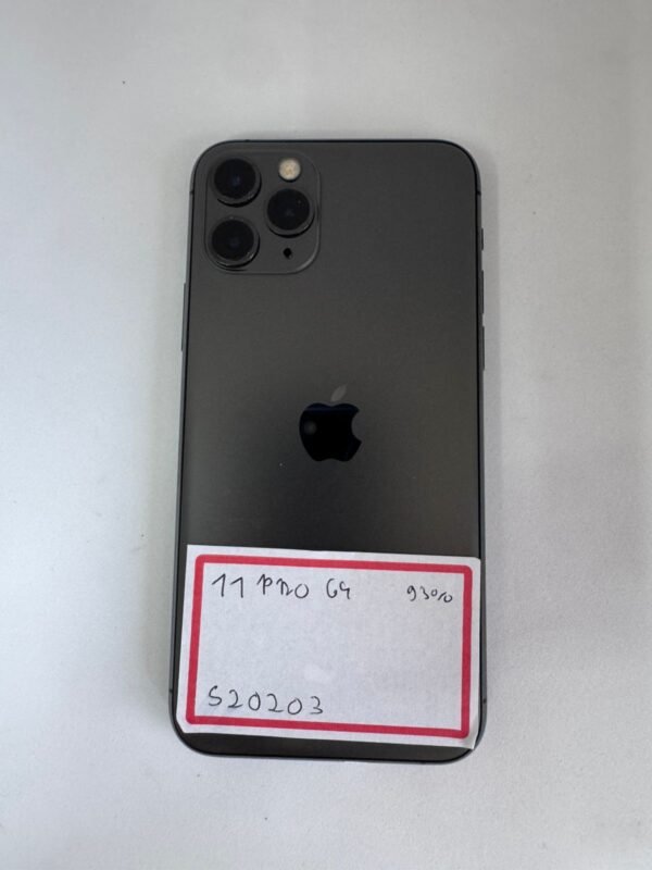 IPHONE 11 PRO 64GB  93% PRETO